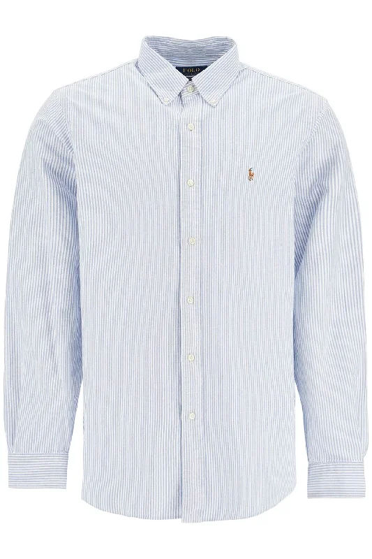 Polo Ralph Lauren Men's 'Striped Oxford Custom Fit Shirt'