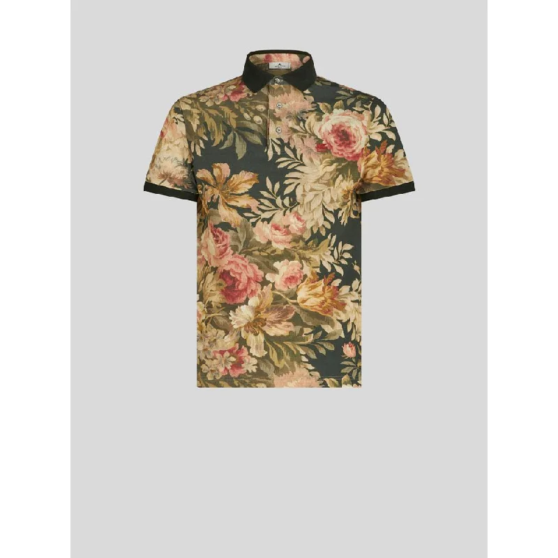 Reduced Price POLO SHIRT WITH FLORAL PRINT