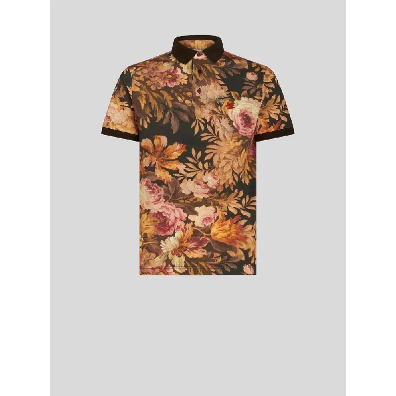 Super Bargain POLO SHIRT WITH FLORAL PRINT