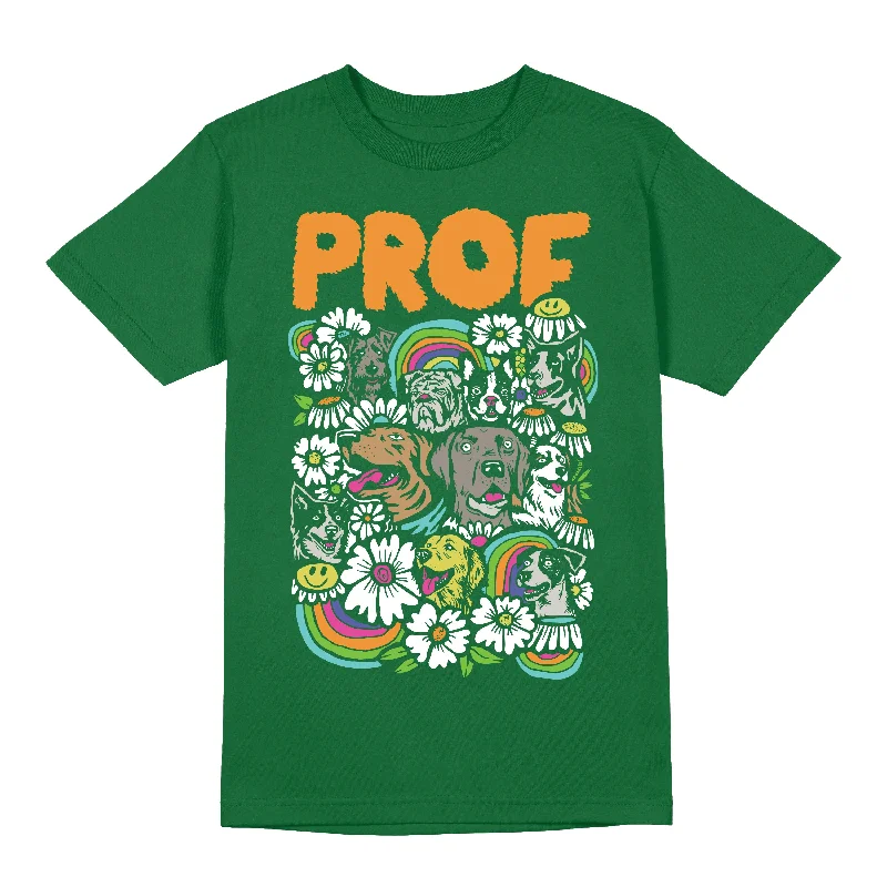 Weekend Savings Spectacular PROF "Dog Explosion" Green T-Shirt