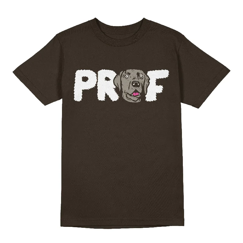 Steals and Deals PROF "Feed the Dogs" Brown T-Shirt