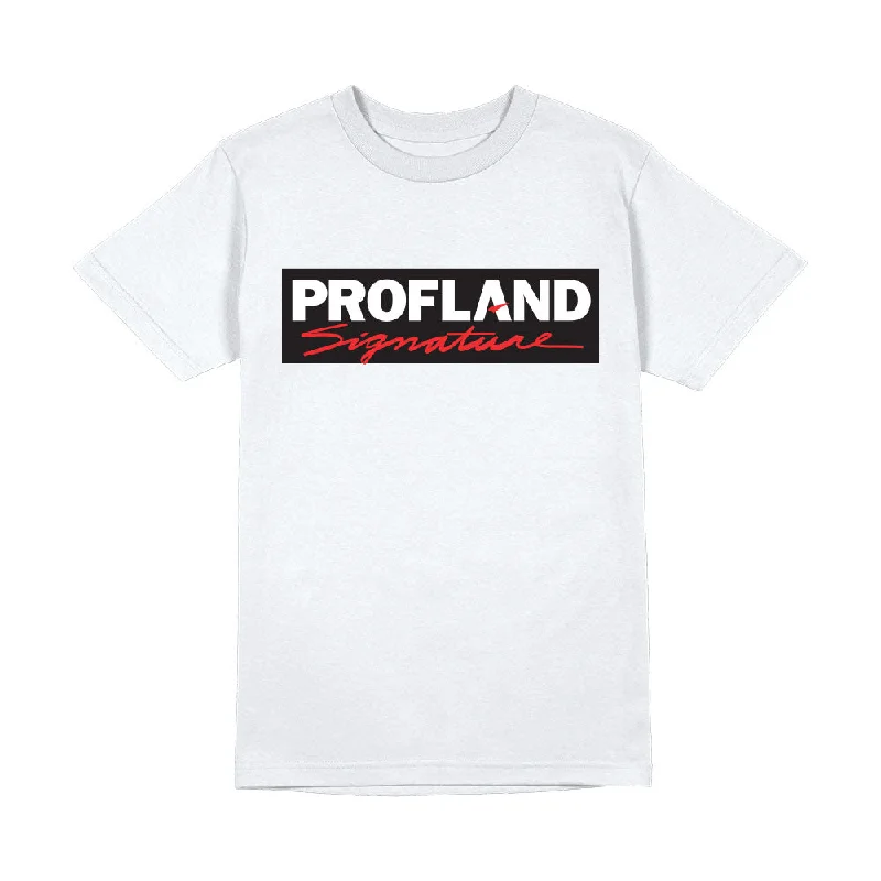 Weekend Deal PROF "Profland Signature" White T-Shirt