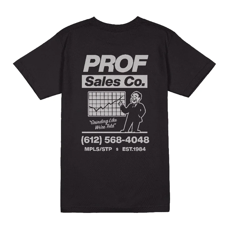 Low Prices PROF "Sales Co" Black T-Shirt