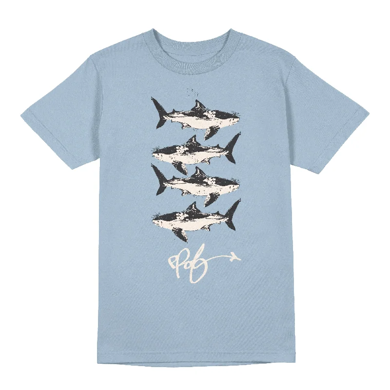 Exclusive Savings PROF "Sharks" Blue T-Shirt
