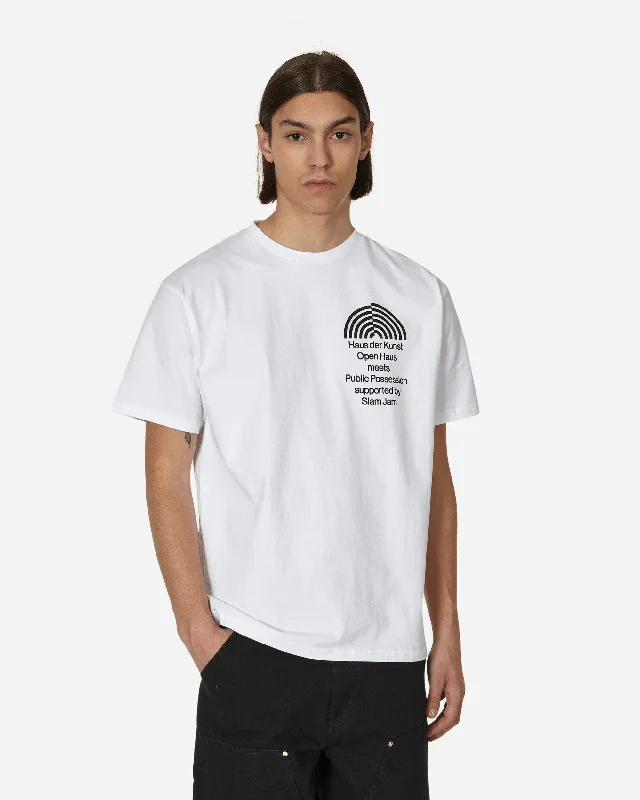Top Pick Slam Jam Open Haus T-Shirt White