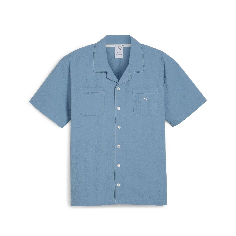 PUMA Men's MMQ Seersucker Shirt