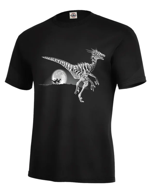 Deep Discounts Adult Radiant Raptors T-Shirt (Velociraptor)