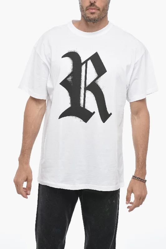 Raf Simons Frontal Maxi Monogram Crew-neck T-shirt