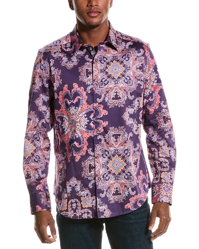 Instant Savings Robert Graham Casino Royale Classic Fit Woven Shirt