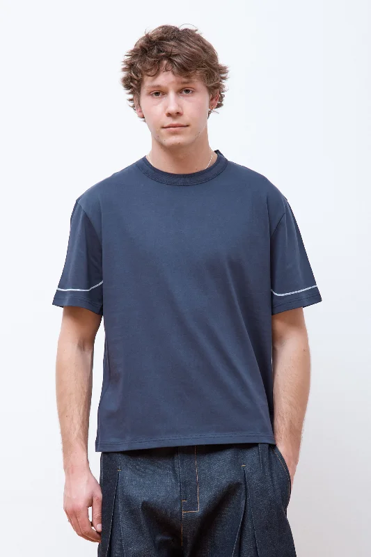 SS Lock Tee Navy