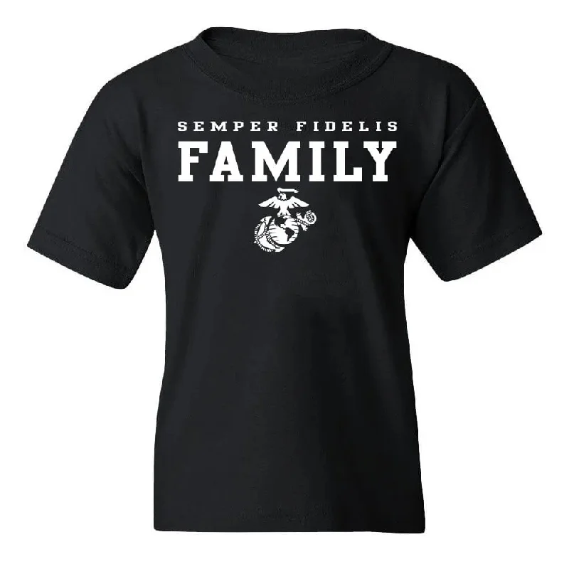 Quick Sale Semper Fi Family Youth Tee