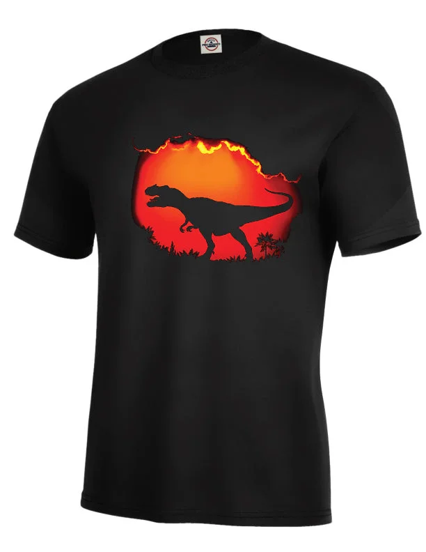 Low Prices Adult Shadow Rex T-Shirt ( T-Rex silhouette)