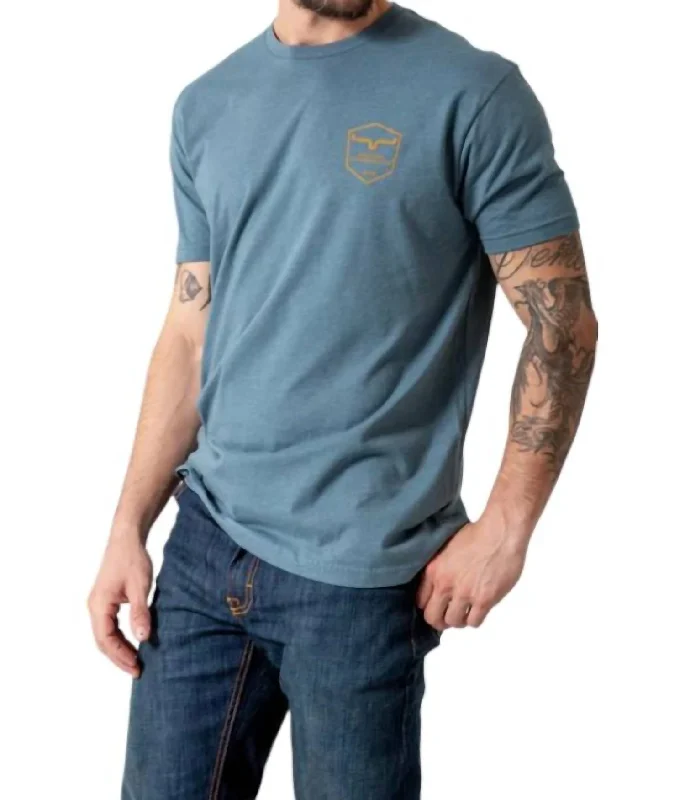 Shielded Trucker Shirt In Indigo