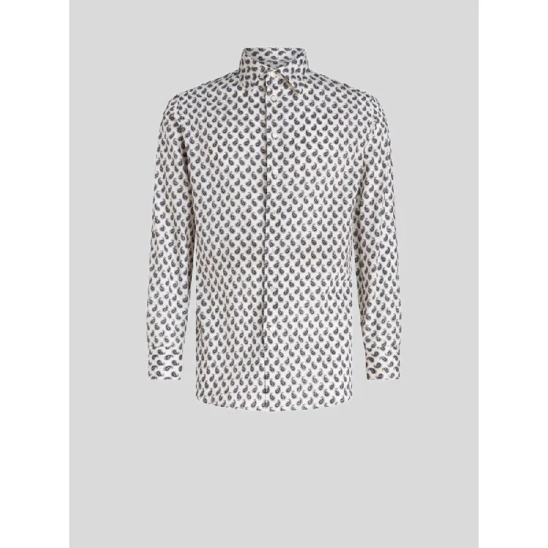 Buy More, Save More SHIRT WITH MICRO PAISLEY PRINT
