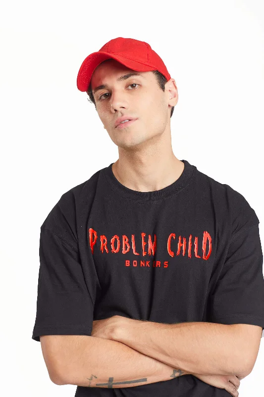 Stock Up and Save Signature Black Problem Child Oversized Tshirt