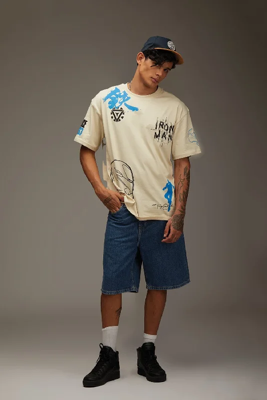 Unbeatable Prices Signature Iron Man Oversized T-shirt