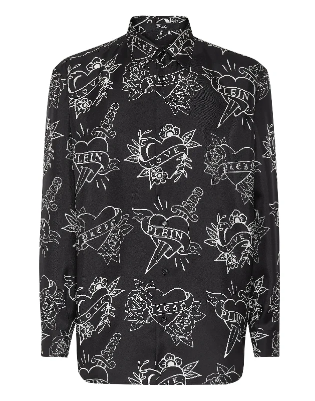 Take Advantage Silk Dandy Shirt Love
