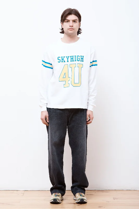 SH4U Jersey LS T-Shirt Woven White