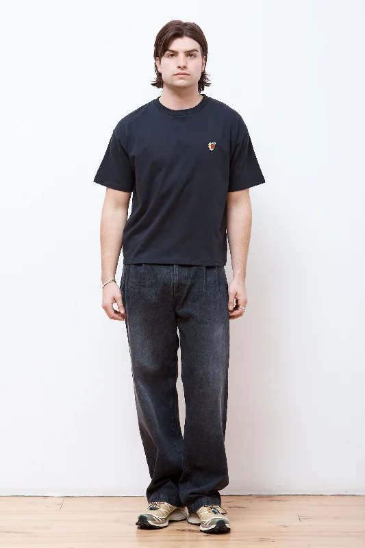 Strawberry Moon Perennial T-Shirt Knit Black