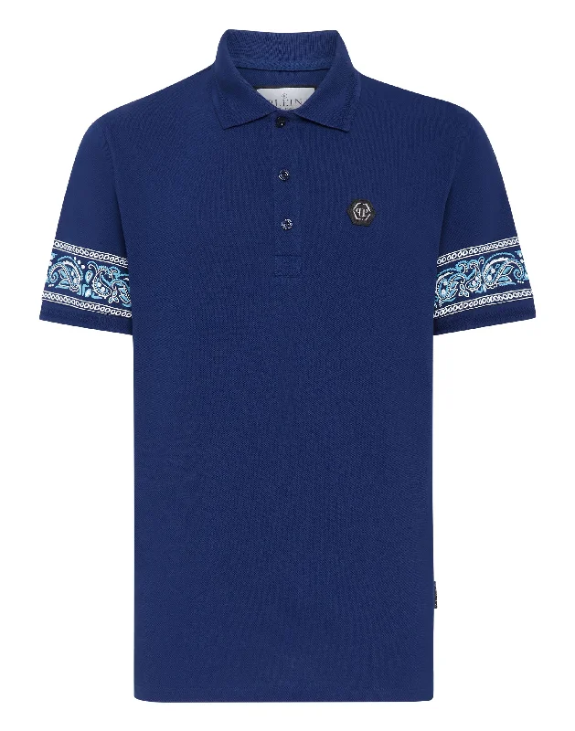 Best Seller Slim Fit Piquet Polo Shirt SS Paisley Bandana
