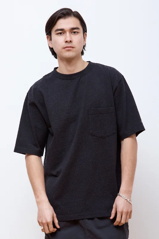 Recycled Cotton Heavy T-Shirt Black