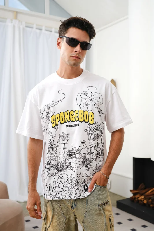 Unbeatable Prices SpongeBob Doodles Oversized T-shirt
