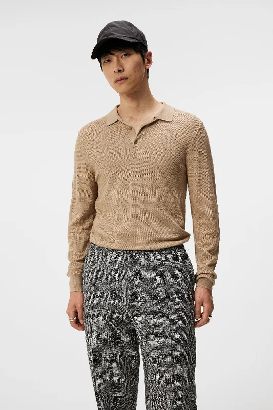 Instant Savings Rowan Structure Long Sleeve Polo