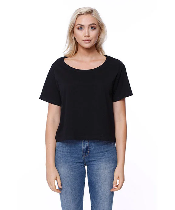 Weekend Price Cuts Galore ST1161 - StarTee Ladies Cotton Boxy T-Shirt