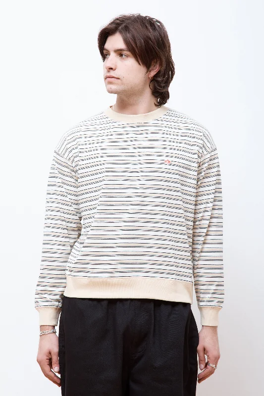 Sweat T-Shirt Ecru/Beige Multi