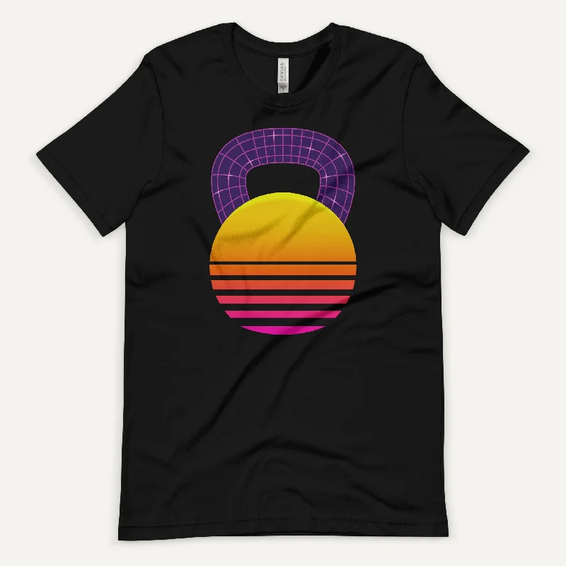 Synthwave Kettlebell Design Men’s Standard T-Shirt