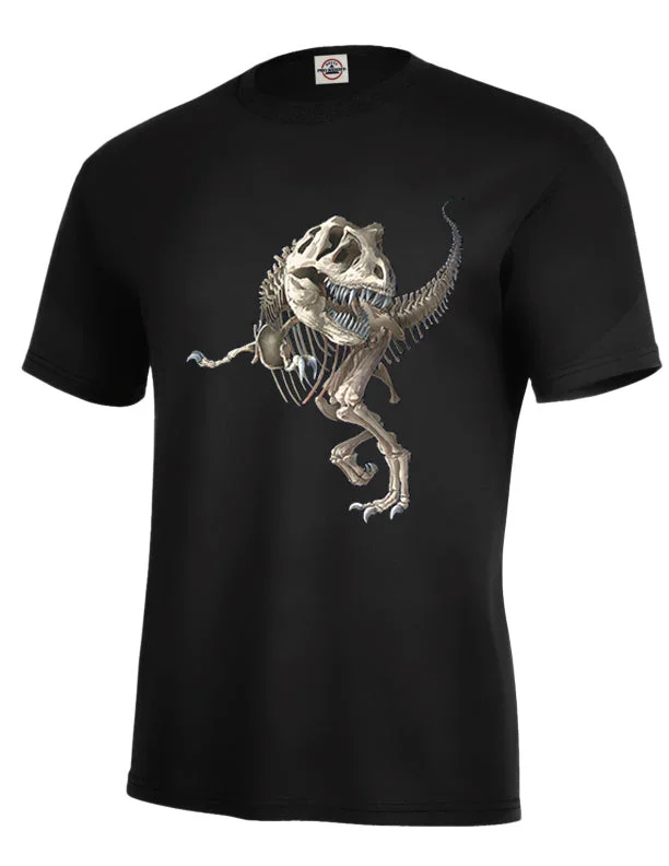 Overstock Sale Adult T-Bone T-Shirt (T-Rex skeleton)