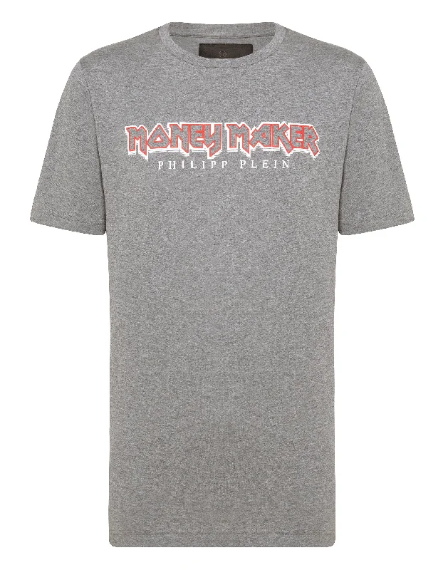 Weekend Bargains Just for You T-shirt Black Cut Round Neck Statement