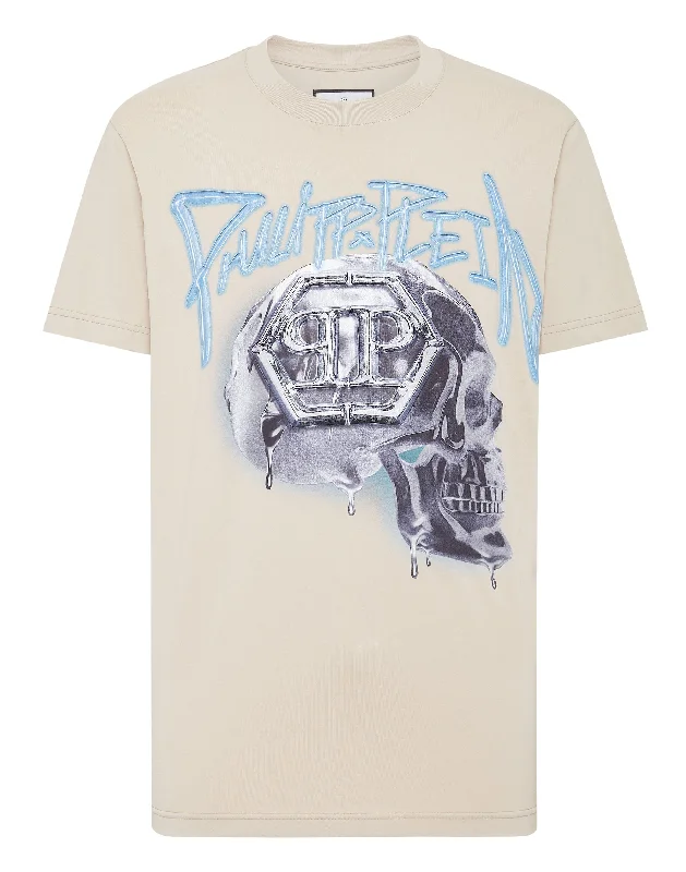 Blowout Sale T-shirt Round Neck Skull