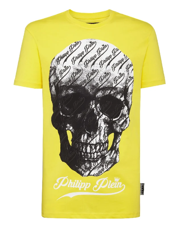 Act Fast T-shirt Round Neck SS Allover skull