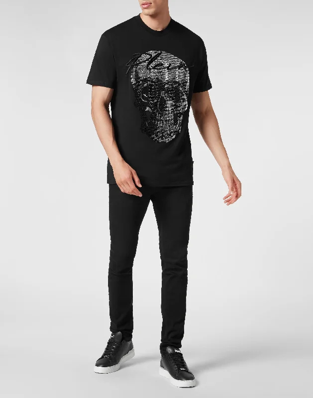 Midnight Madness T-shirt Round Neck SS Crystal Skull