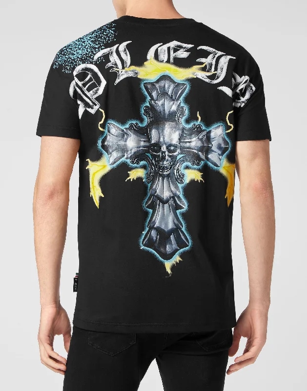 One-DAY Sale T-shirt Round Neck SS Gothic Plein