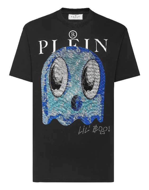 Daily Deals T-shirt Round Neck SS Monsters with Crystals