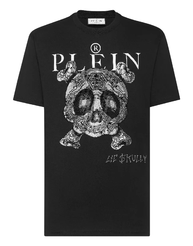 New Arrival T-shirt Round Neck SS Monsters with Crystals