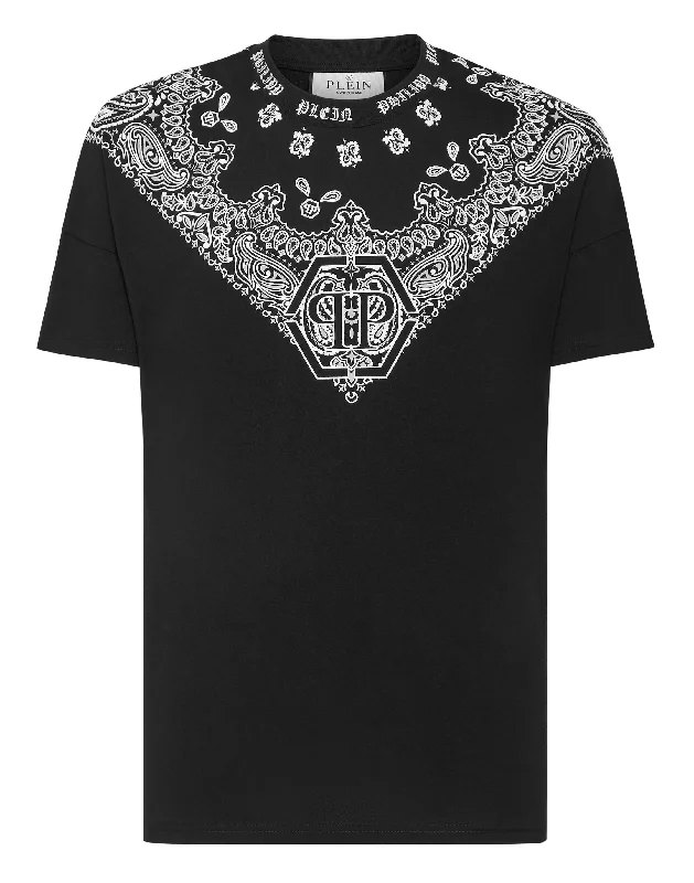 Super Deal T-shirt Round Neck SS Paisley Bandana