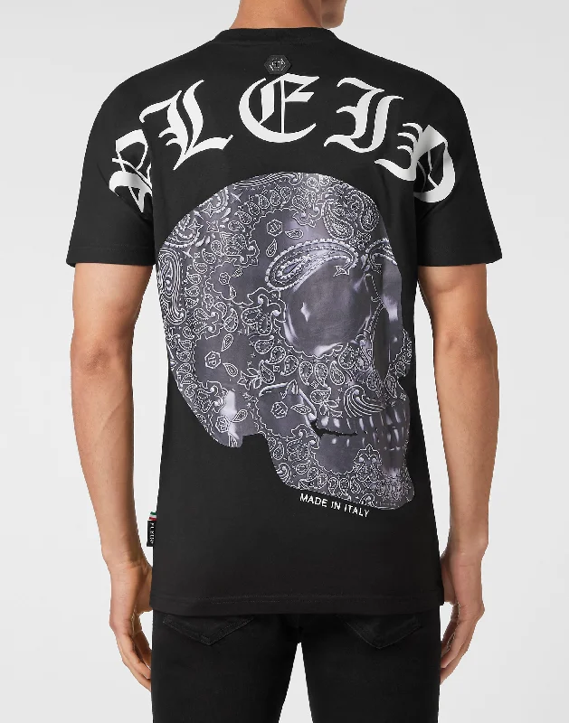 Today's Special T-shirt Round Neck SS Paisley Skull