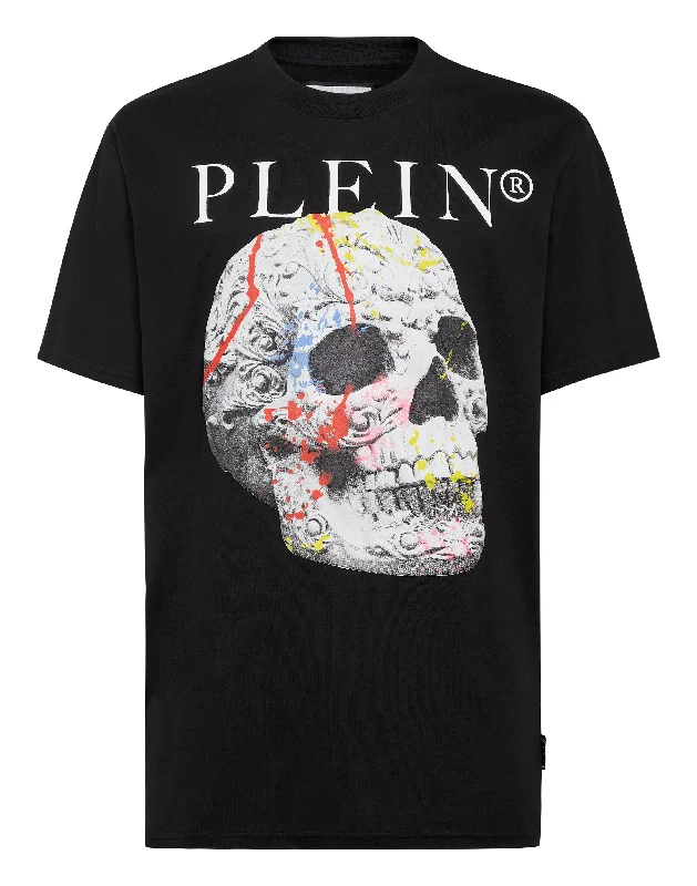 Deep Savings T-shirt Round Neck SS Skull