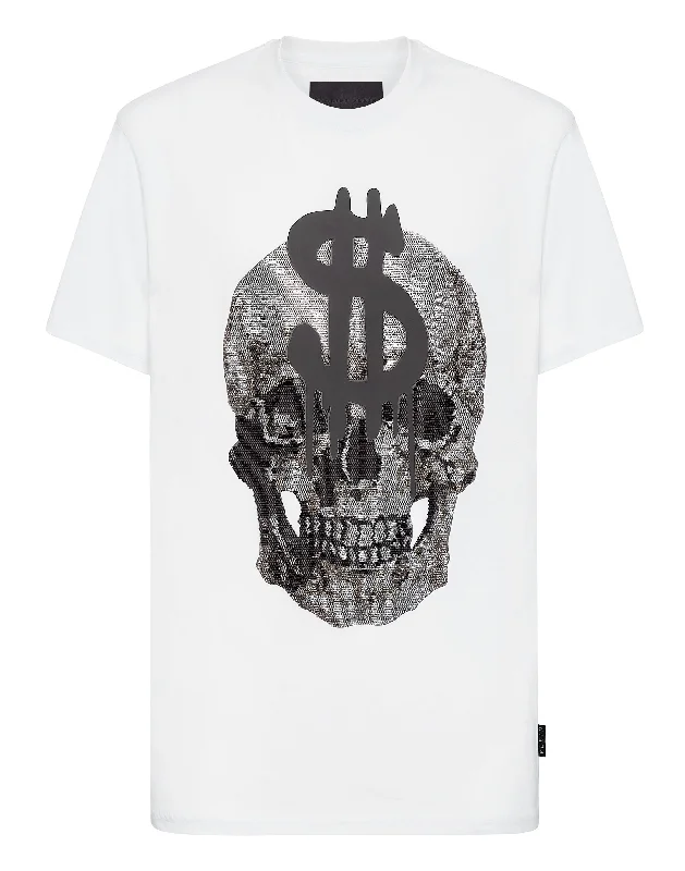 Weekend Steals Await T-shirt Round Neck SS Skull