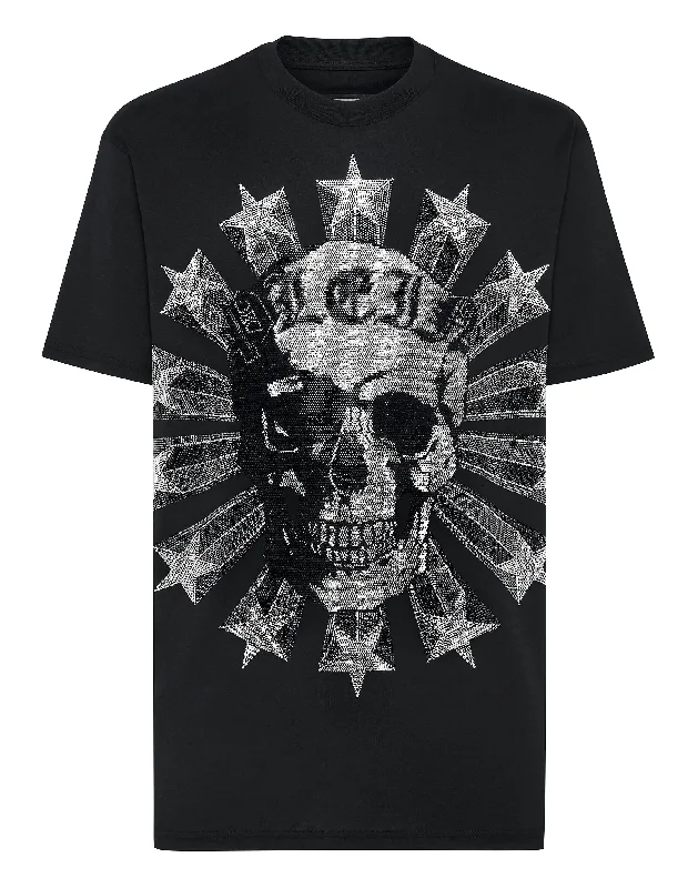 Weekend Discounts Worth Grabbing T-shirt Round Neck SS with Crystals