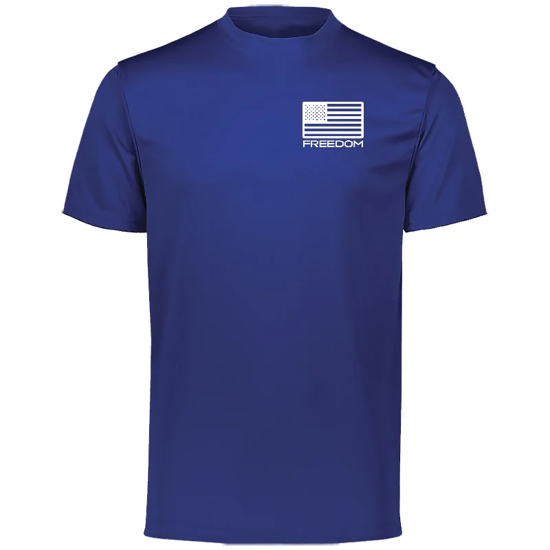 Special Discount Limited Edition Team USA Freedom Flag Performance Royal Tee