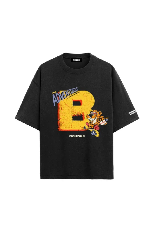Weekend Specials to Cherish The Adventures B Oversized T-shirt