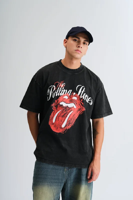 Special Offer The Rolling Stones Faded Oversized T-shirt