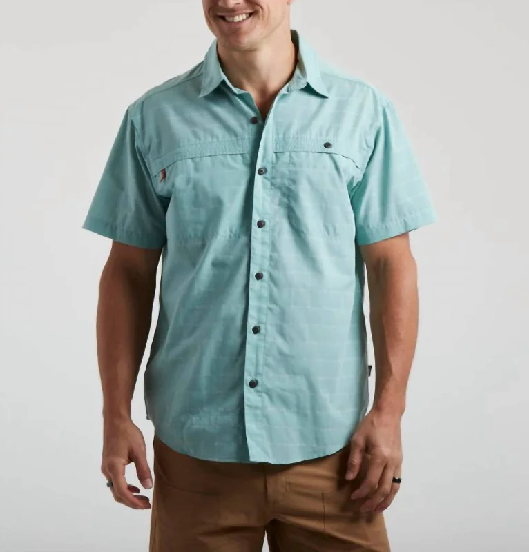 Weekend Specials Just for You Tidepool Tech Shirt In Crossroads Dobby Seaspray