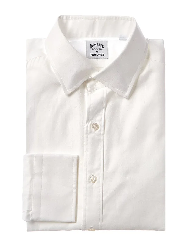 Overstock Todd Snyder x Hamilton Shirt Co. Linen Dress Shirt