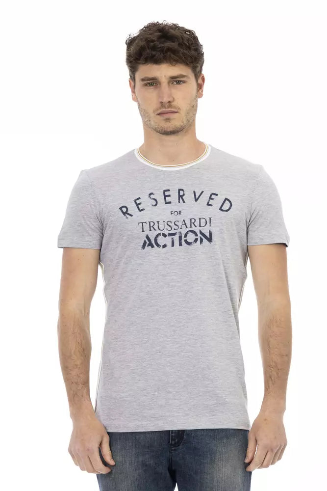 Trussardi Action  Cotton Men Men's T-Shirt