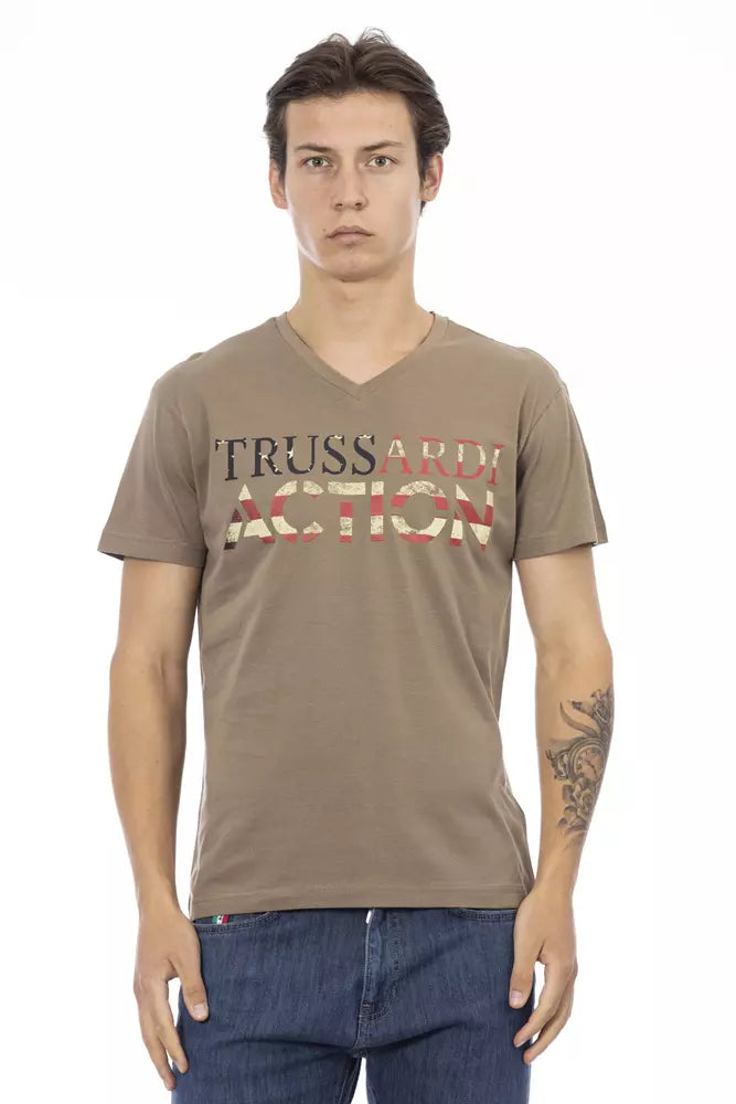 Trussardi Action  Cotton Men Men's T-Shirt